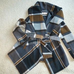 Chicwish Prairie Check Coat